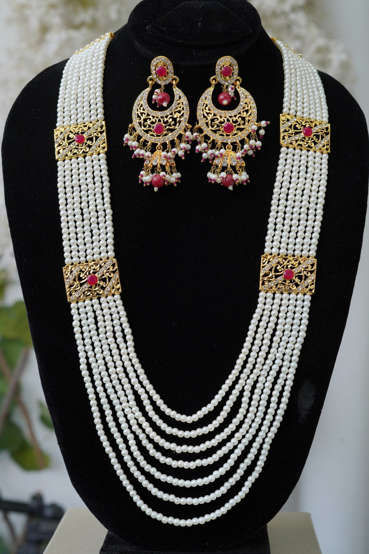 MS1002 Hyderabadi Style Seven Layers Mala Set - RS ZEVARS