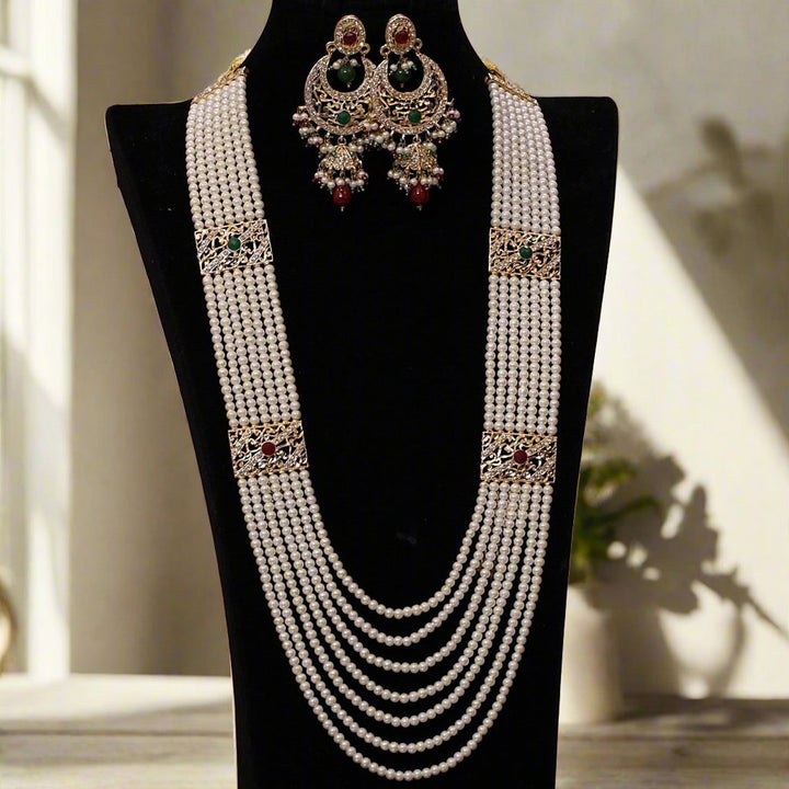 MS1002 Hyderabadi Style Seven Layers Mala Set - RS ZEVARS