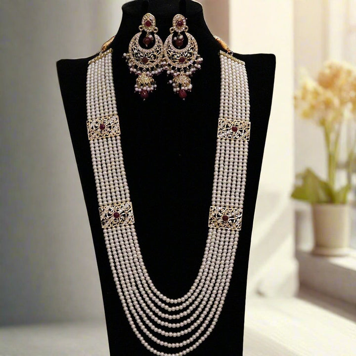 MS1002 Hyderabadi Style Seven Layers Mala Set - RS ZEVARS