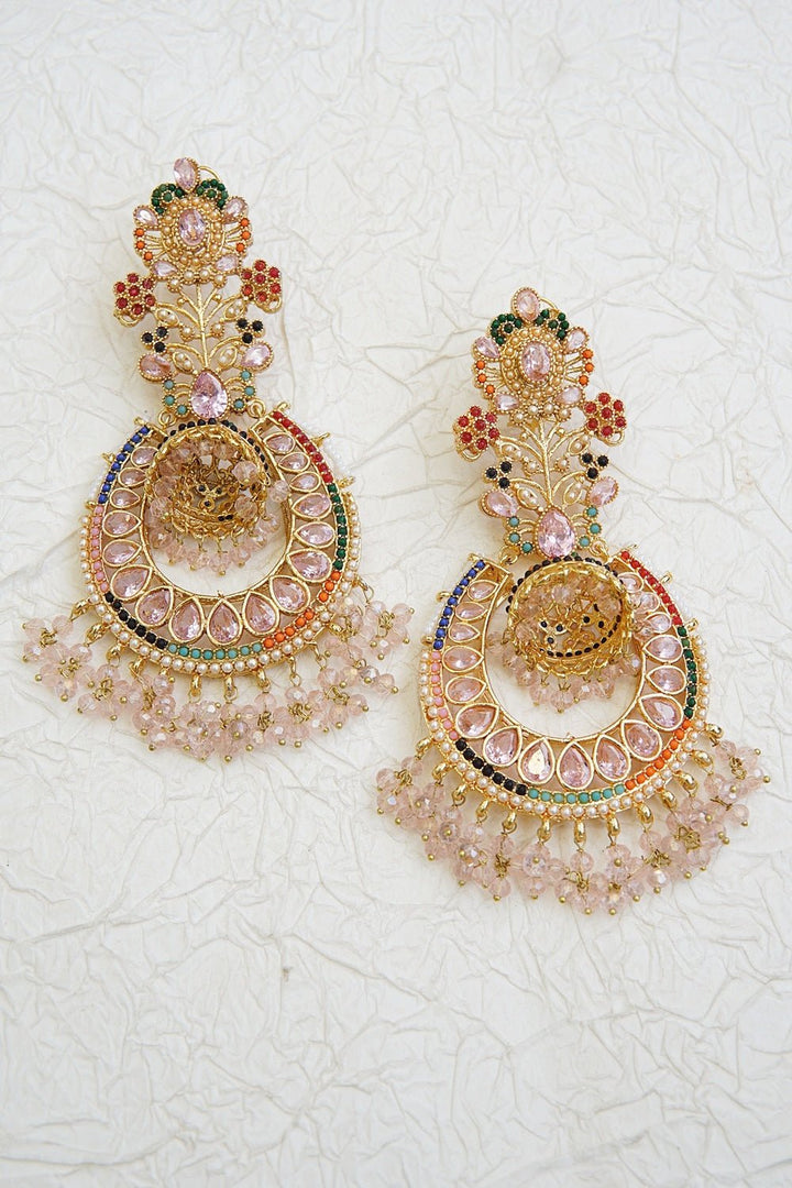 Navratan Antique Bali Earrings - RS ZEVARS