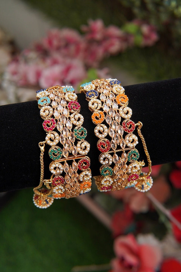 Navratan Gemstones Kangan - RS ZEVARS
