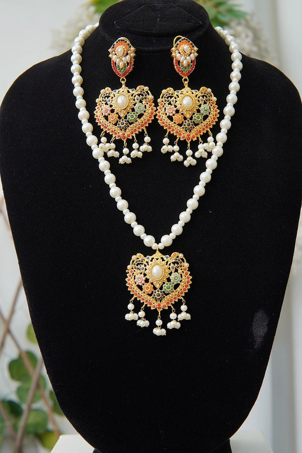 Navratan Long Haar Set - RS ZEVARS