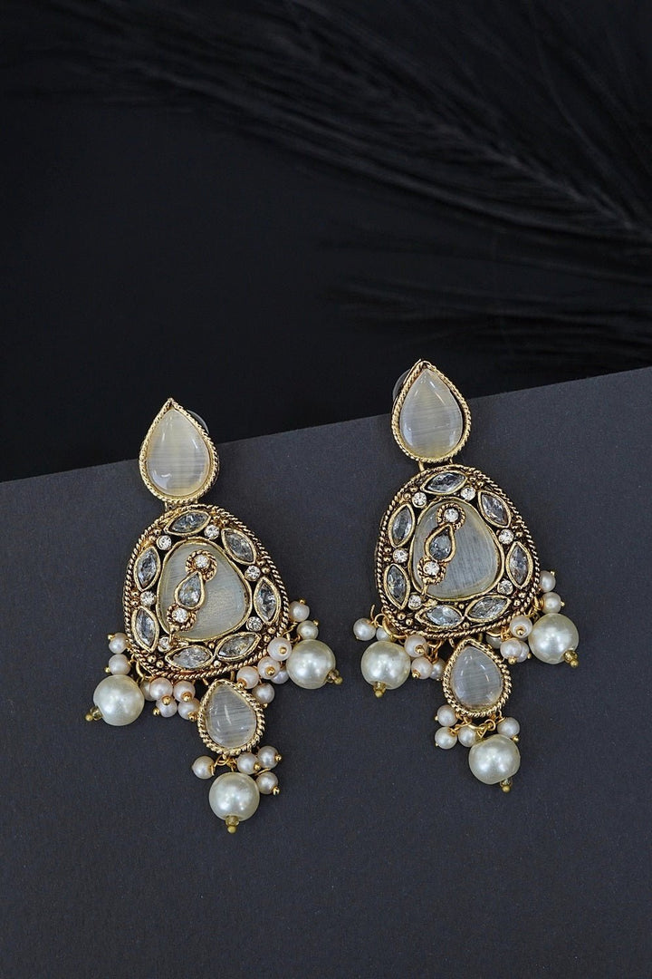 Nayab Gemstone Earrings - RS ZEVARS