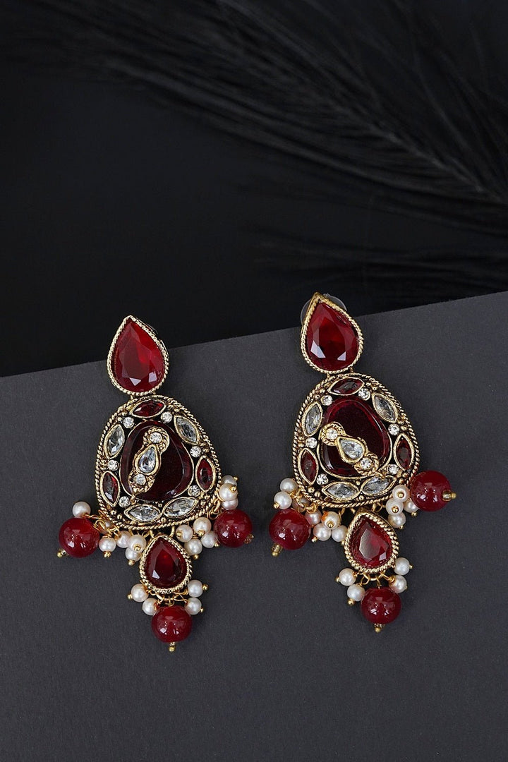 Nayab Gemstone Earrings - RS ZEVARS