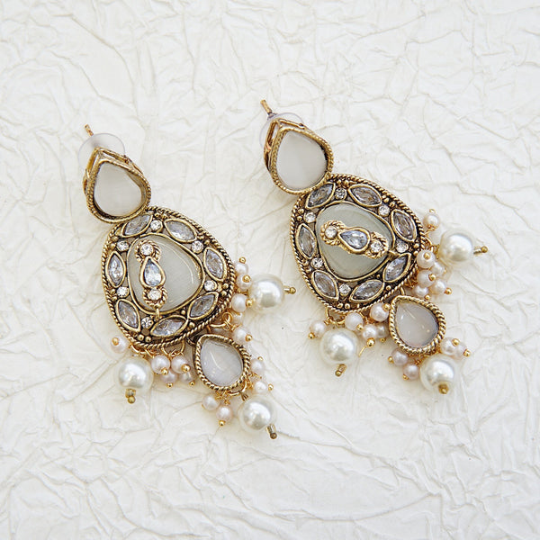 Nayab Gemstone Earrings - RS ZEVARS