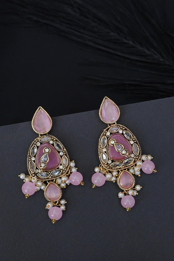 Nayab Gemstone Earrings - RS ZEVARS