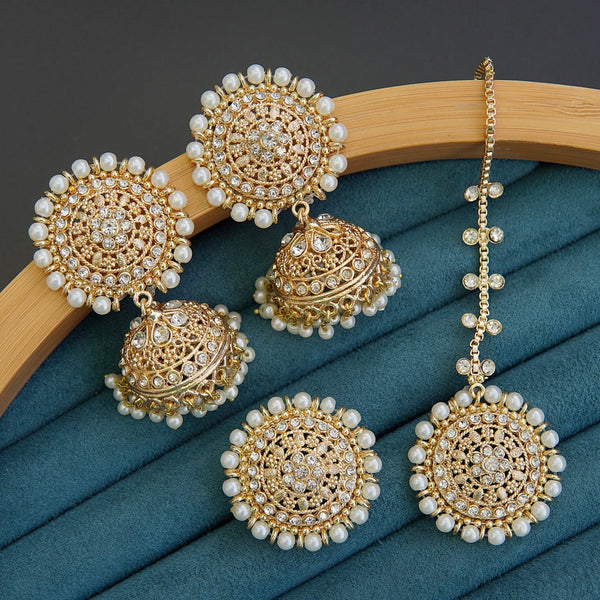 Noorani Jhumka Teeka & Ring - RS ZEVARS