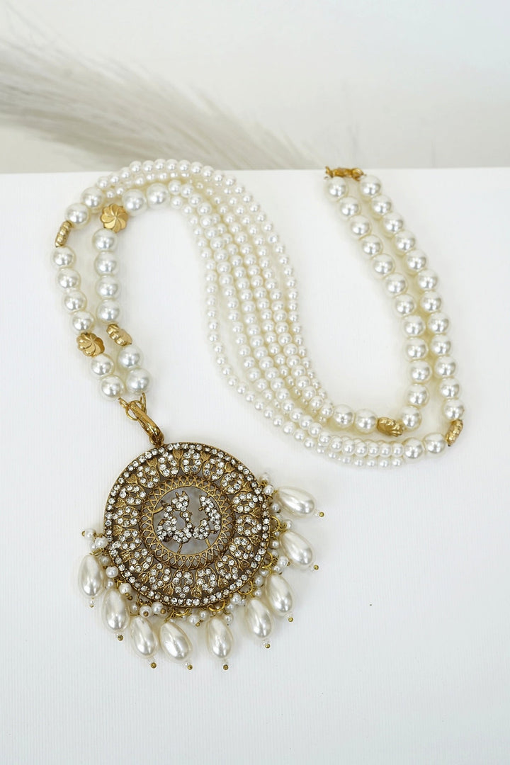 Noorani Zircon Allah Pendant - RS ZEVARS