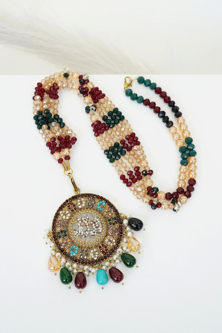 Noorani Zircon Allah Pendant - RS ZEVARS