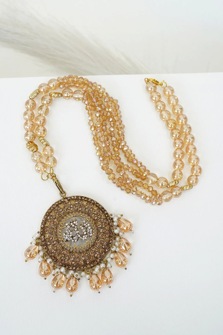 Noorani Zircon Allah Pendant - RS ZEVARS