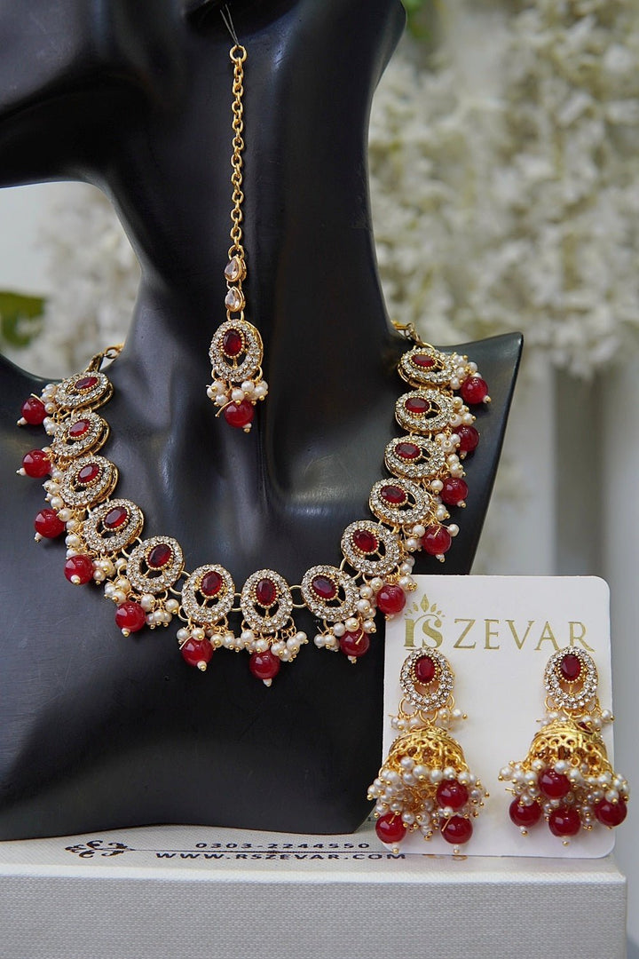 Partywear Haseena Necklace Set - RS ZEVARS