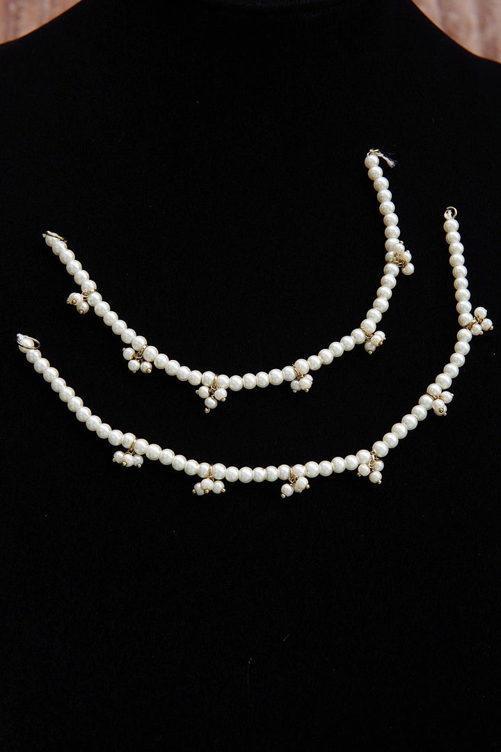 Pearl Latkan Earrings Support Sahara - RS ZEVARS