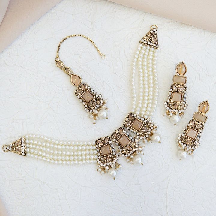 Pearls Handmade Rani Choker - RS ZEVARS