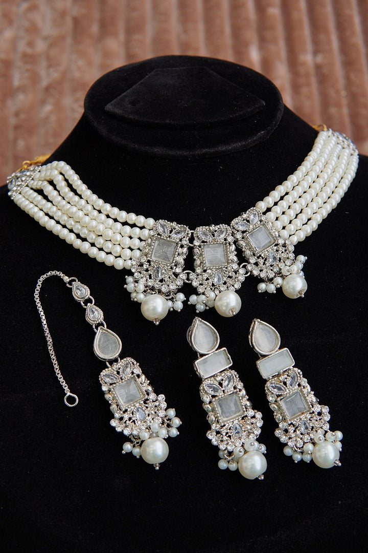 Pearls Handmade Rani Choker - RS ZEVARS
