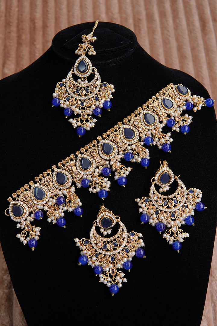Polki & Gemstones Guluband Set - RS ZEVARS