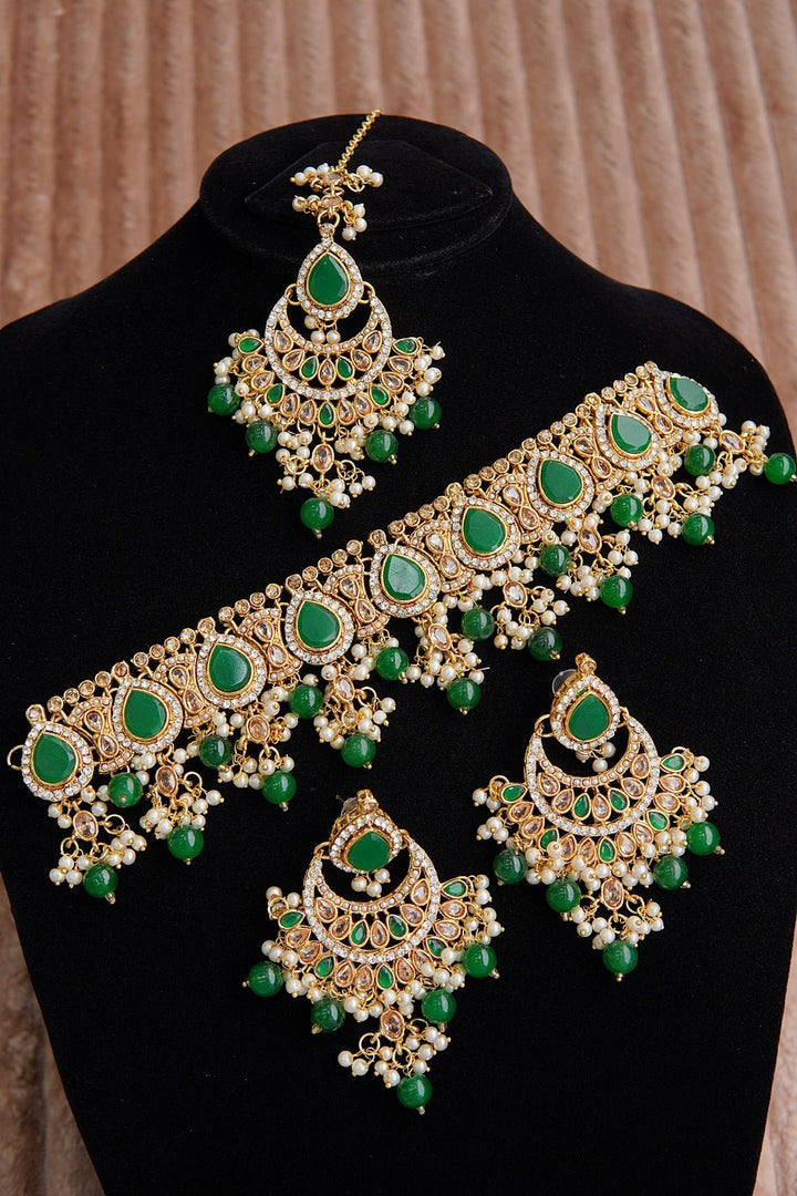 Polki & Gemstones Guluband Set - RS ZEVARS