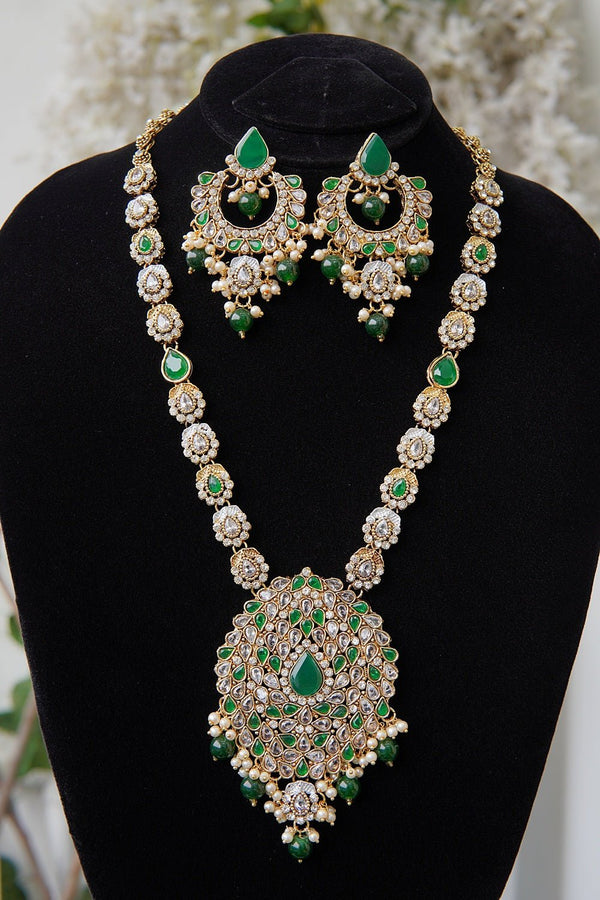 Polki & Zircons Long Haar Set - RS ZEVARS