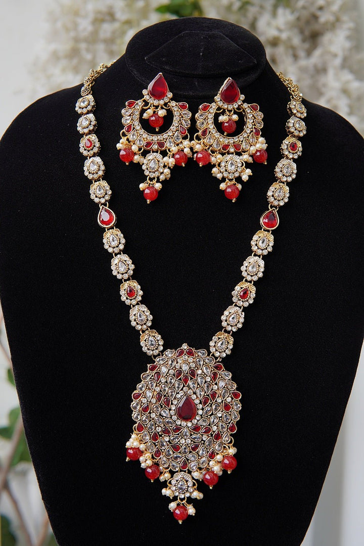 Polki & Zircons Long Haar Set - RS ZEVARS
