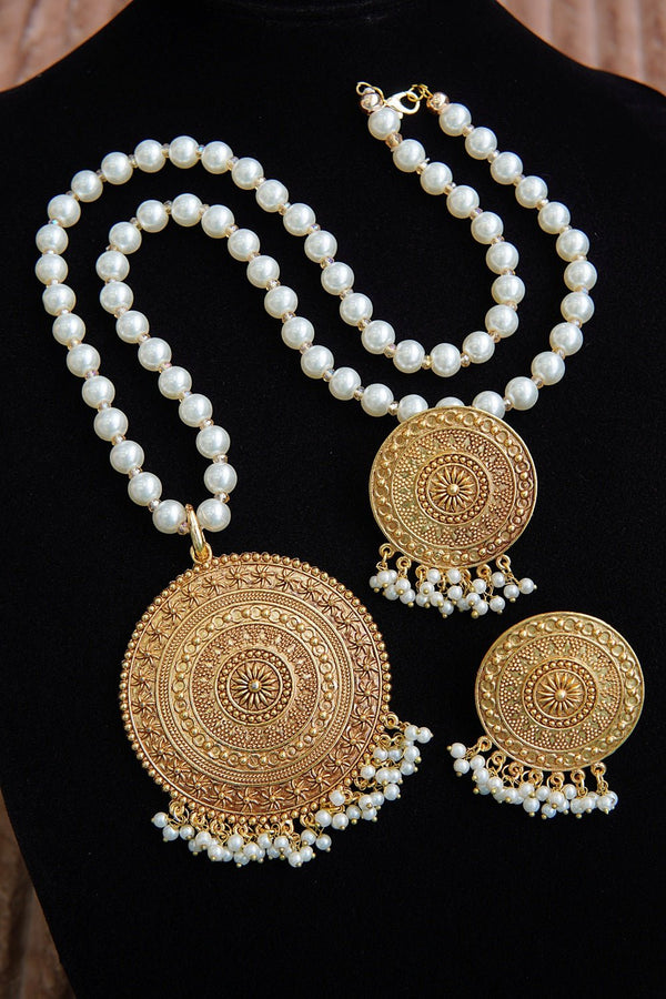 Rajasthani Style Pendant Set - RS ZEVARS
