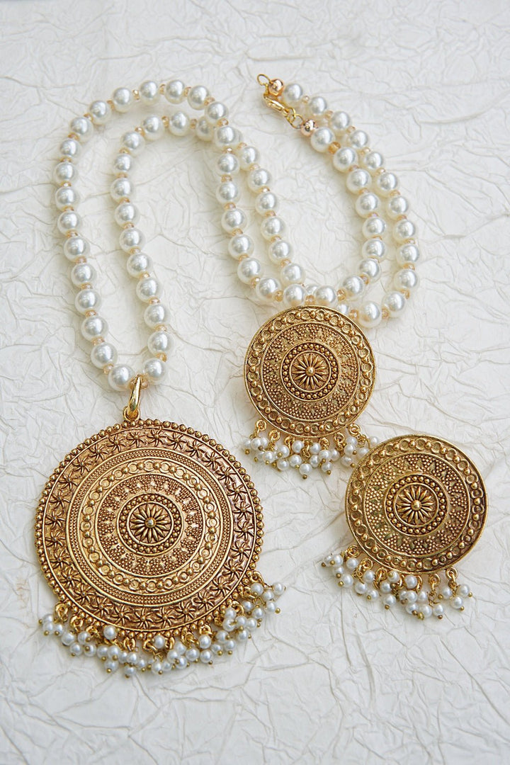 Rajasthani Style Pendant Set - RS ZEVARS