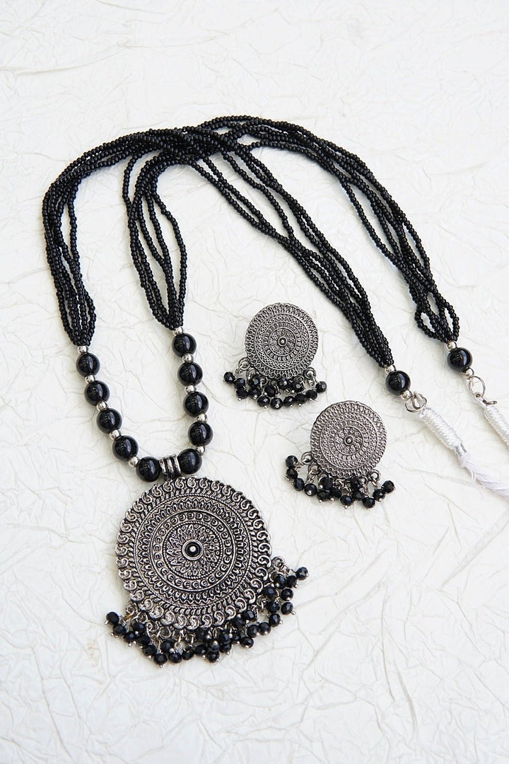 Rajasthani Style Steel Mala Set - RS ZEVARS