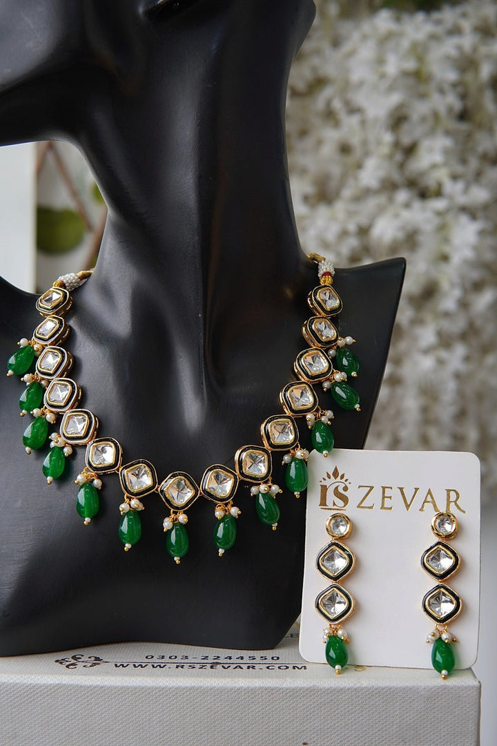 Regal Enamel Kundan Set - RS ZEVARS