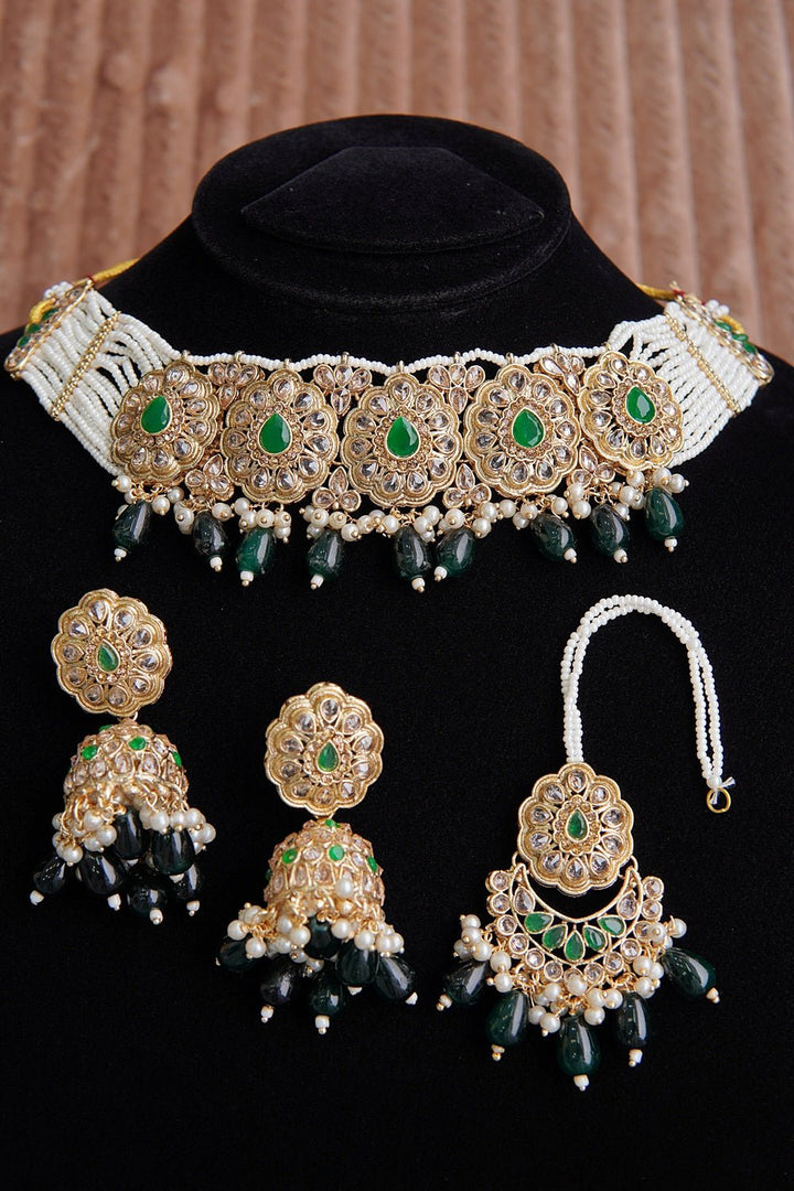 Reverse Ad Choker Jhumkey Set - RS ZEVARS