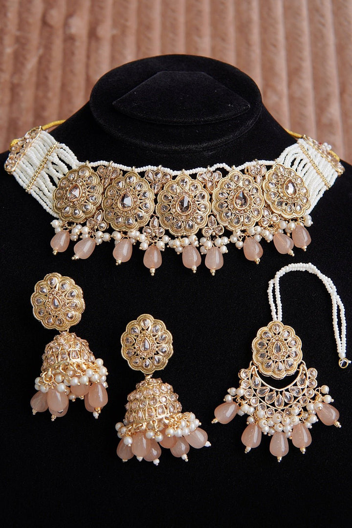Reverse Ad Choker Jhumkey Set - RS ZEVARS