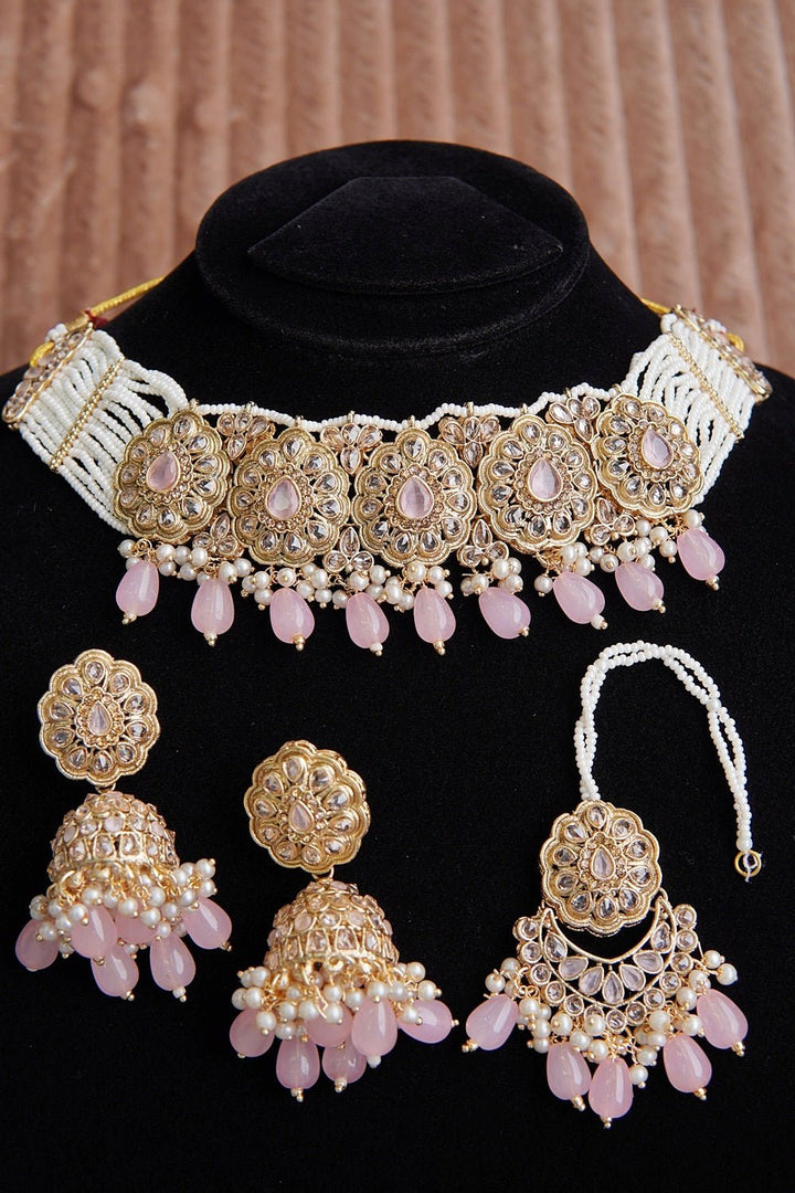 Reverse Ad Choker Jhumkey Set - RS ZEVARS
