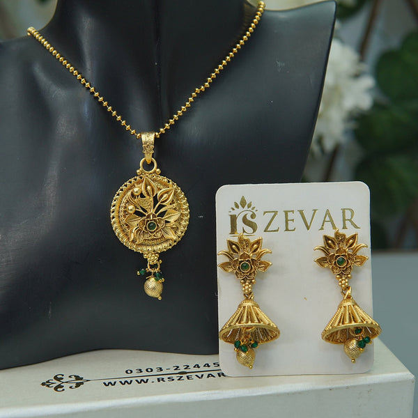 Reverse AD Rajwadi Copper Set - RS ZEVARS