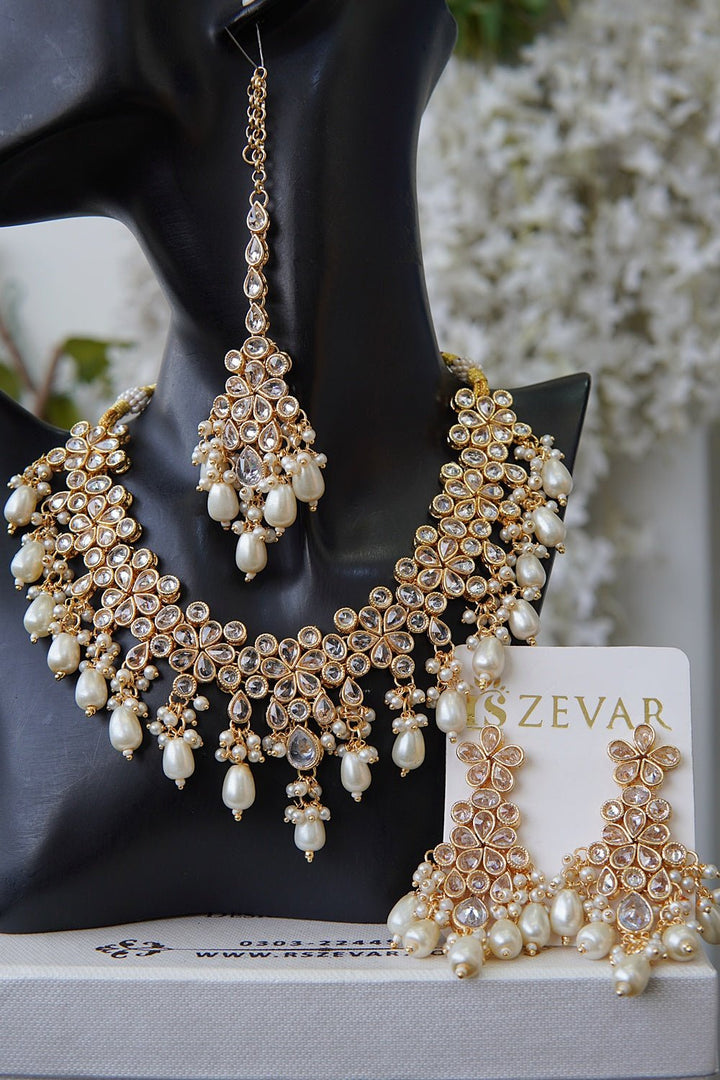 Reverse Zircon Elegant Necklace Set - RS ZEVARS