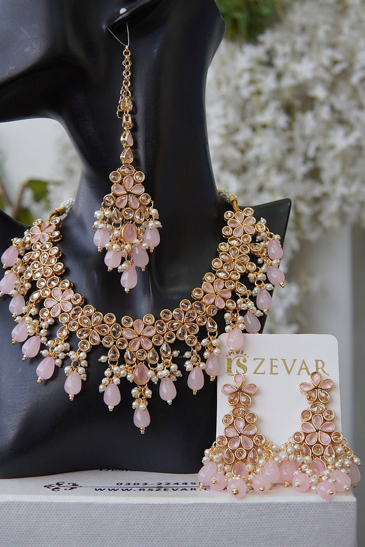 Reverse Zircon Elegant Necklace Set - RS ZEVARS