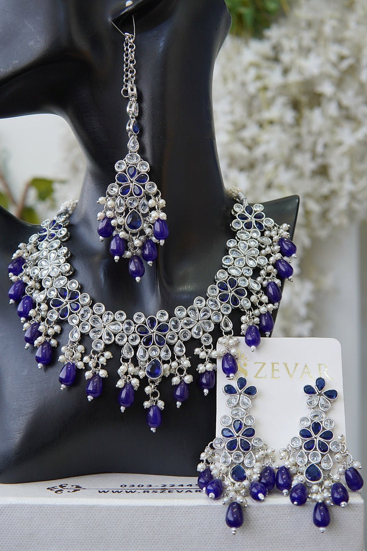 Reverse Zircon Elegant Necklace Set - RS ZEVARS