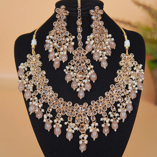 Reverse Zircon Elegant Necklace Set - RS ZEVARS