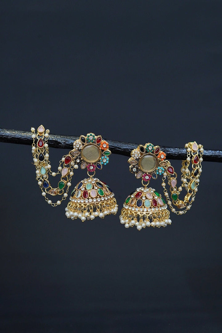 Royal Dangling Jhumkay With Sahara - RS ZEVARS
