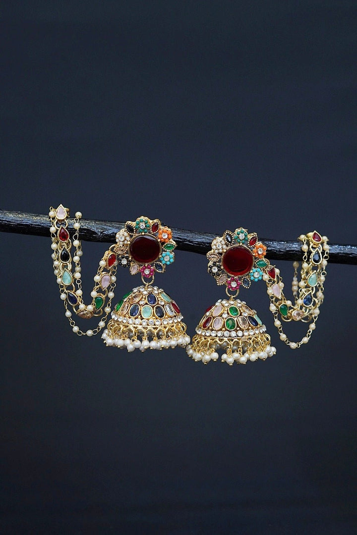 Royal Dangling Jhumkay With Sahara - RS ZEVARS