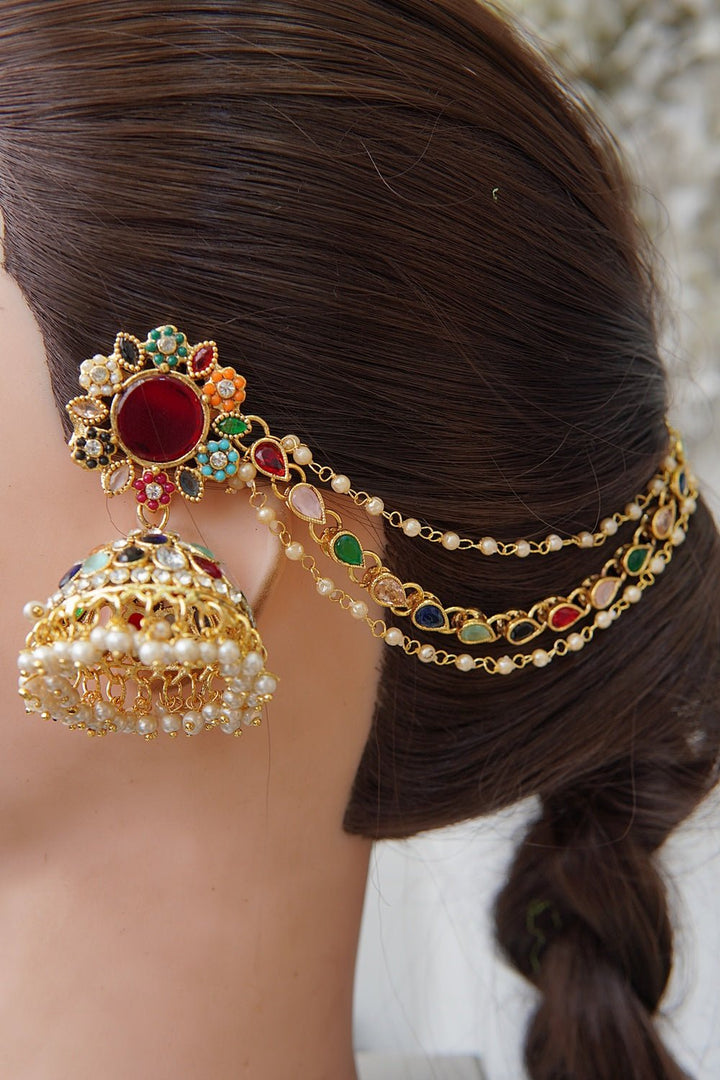 Royal Dangling Jhumkay With Sahara - RS ZEVARS