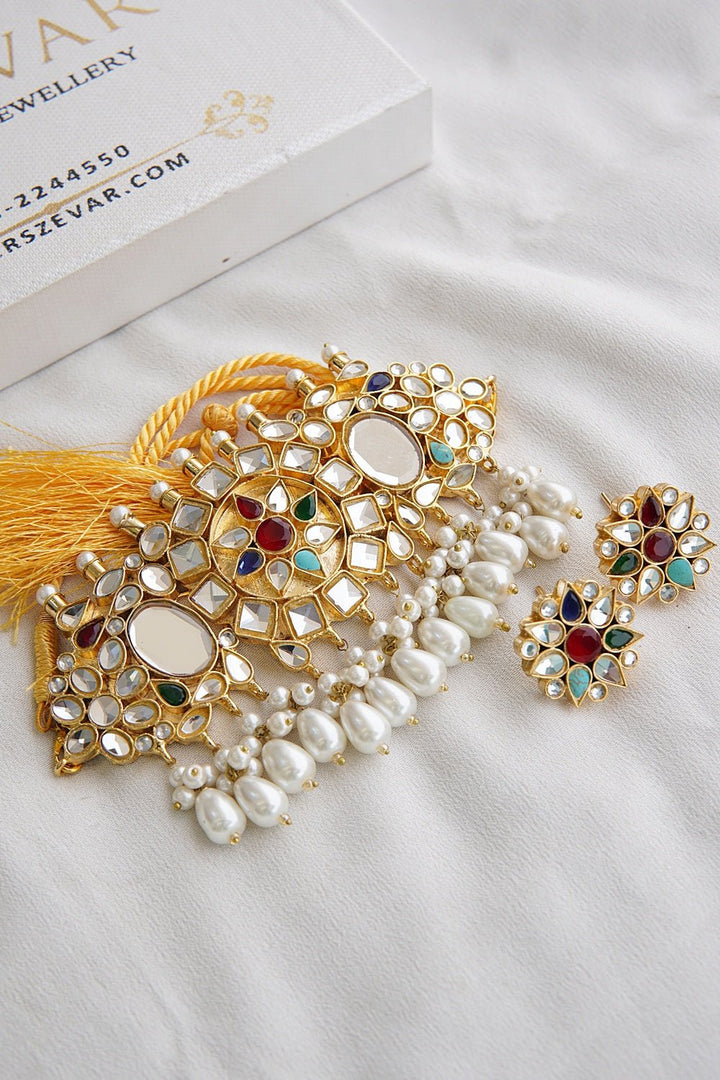Royal Farshi Choker With Studs - RS ZEVARS