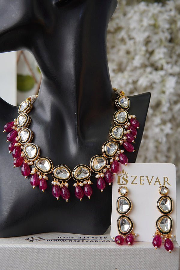 Royal Meenakari Kundan Adornment - RS ZEVARS