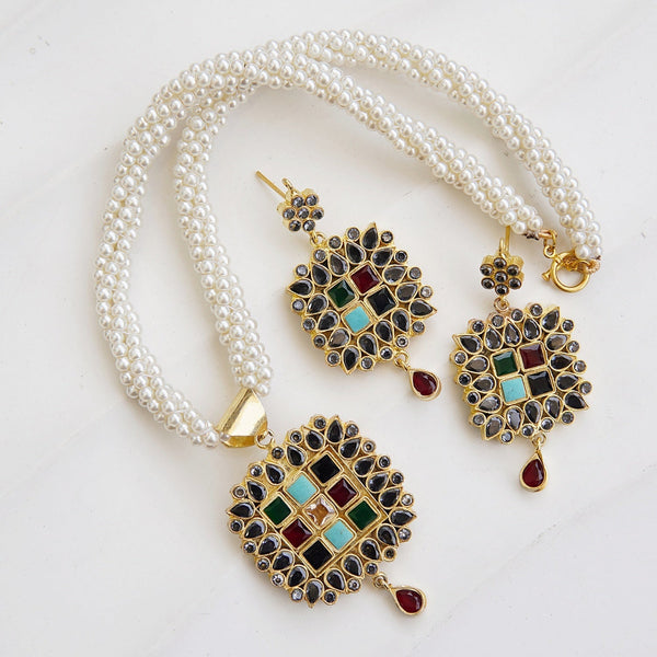 Royal Style Farshi Twisted Mala Set - RS ZEVARS