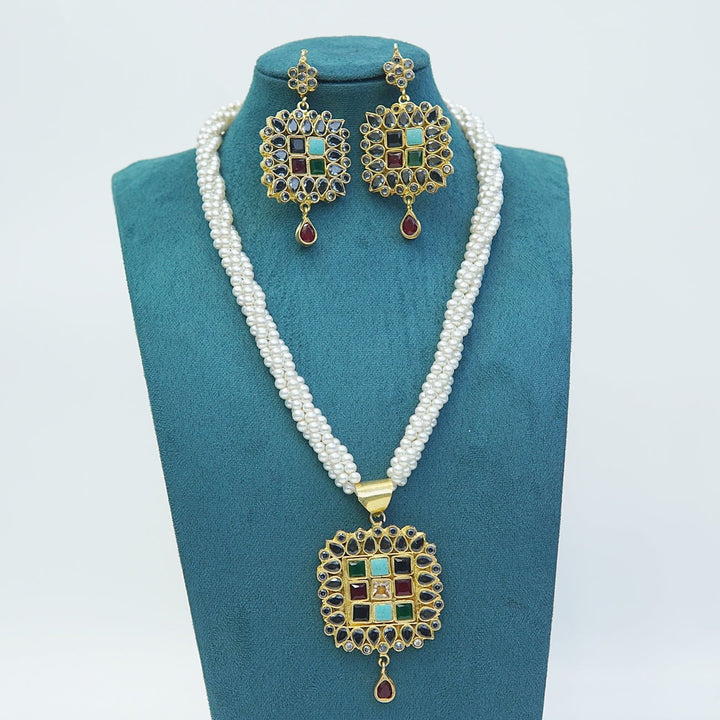 Royal Style Farshi Twisted Mala Set - RS ZEVARS