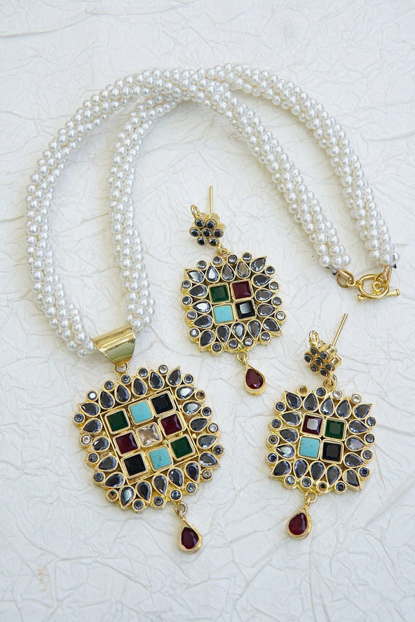 Royal Style Farshi Twisted Mala Set - RS ZEVARS