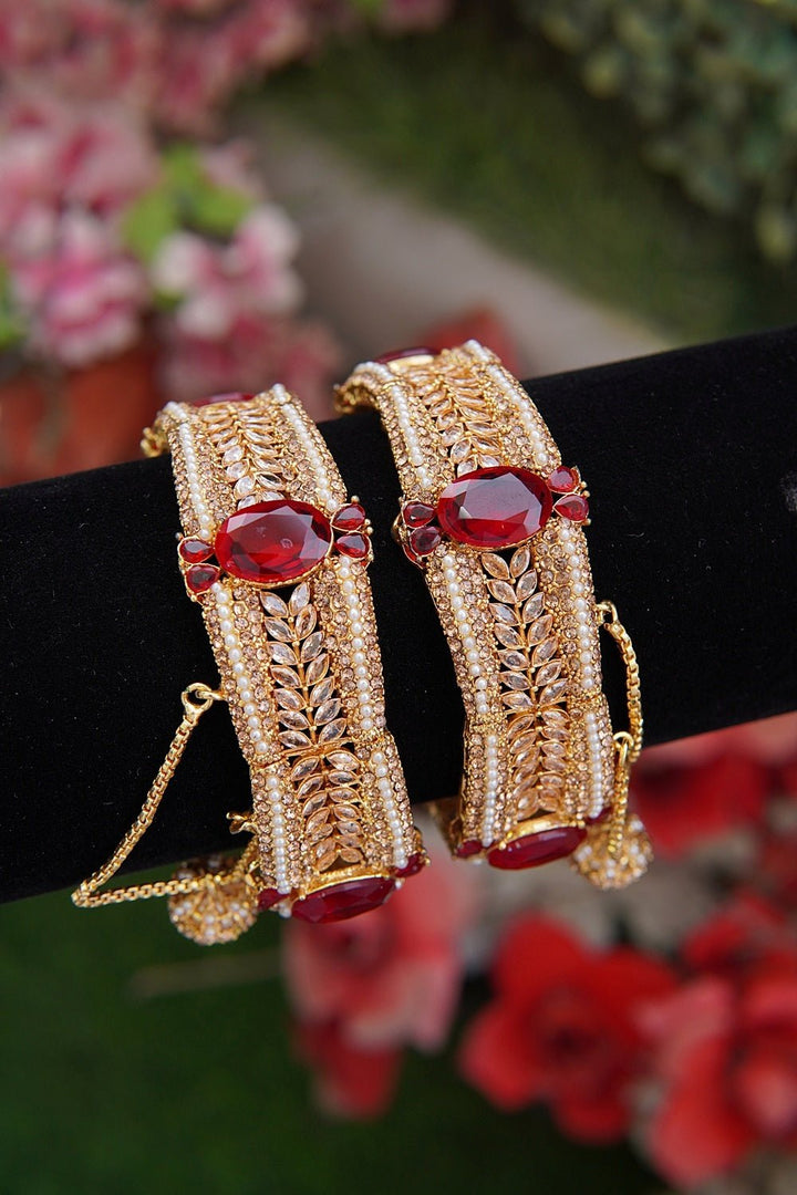 Semi - Gems Kangan Pair - RS ZEVARS