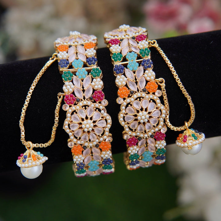 Semi - Precious Gemstones Kangan - RS ZEVARS