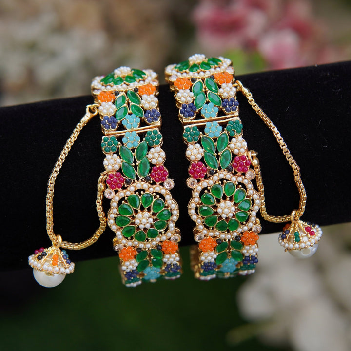 Semi - Precious Gemstones Kangan - RS ZEVARS