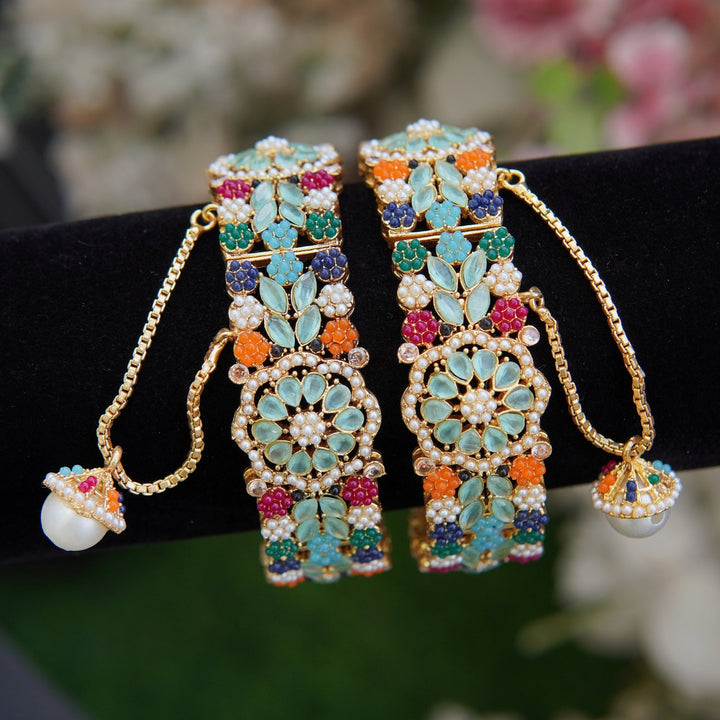 Semi - Precious Gemstones Kangan - RS ZEVARS
