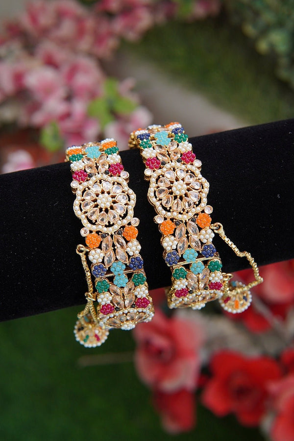 Semi - Precious Gemstones Kangan - RS ZEVARS