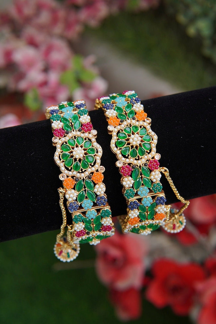 Semi - Precious Gemstones Kangan - RS ZEVARS