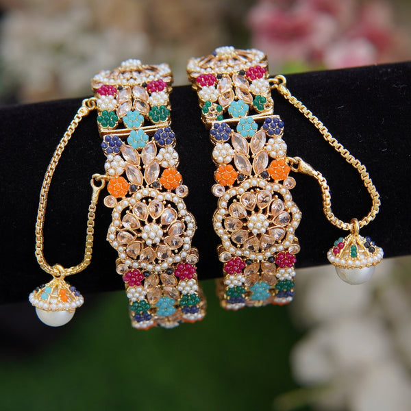 Semi - Precious Gemstones Kangan - RS ZEVARS