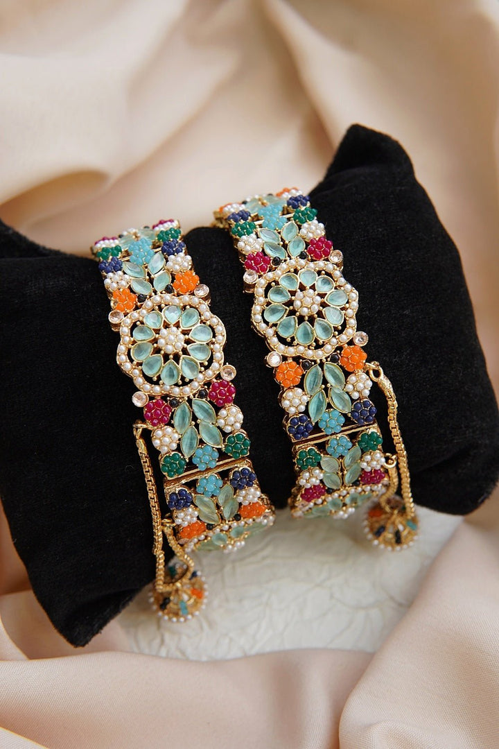 Semi - Precious Gemstones Kangan - RS ZEVARS